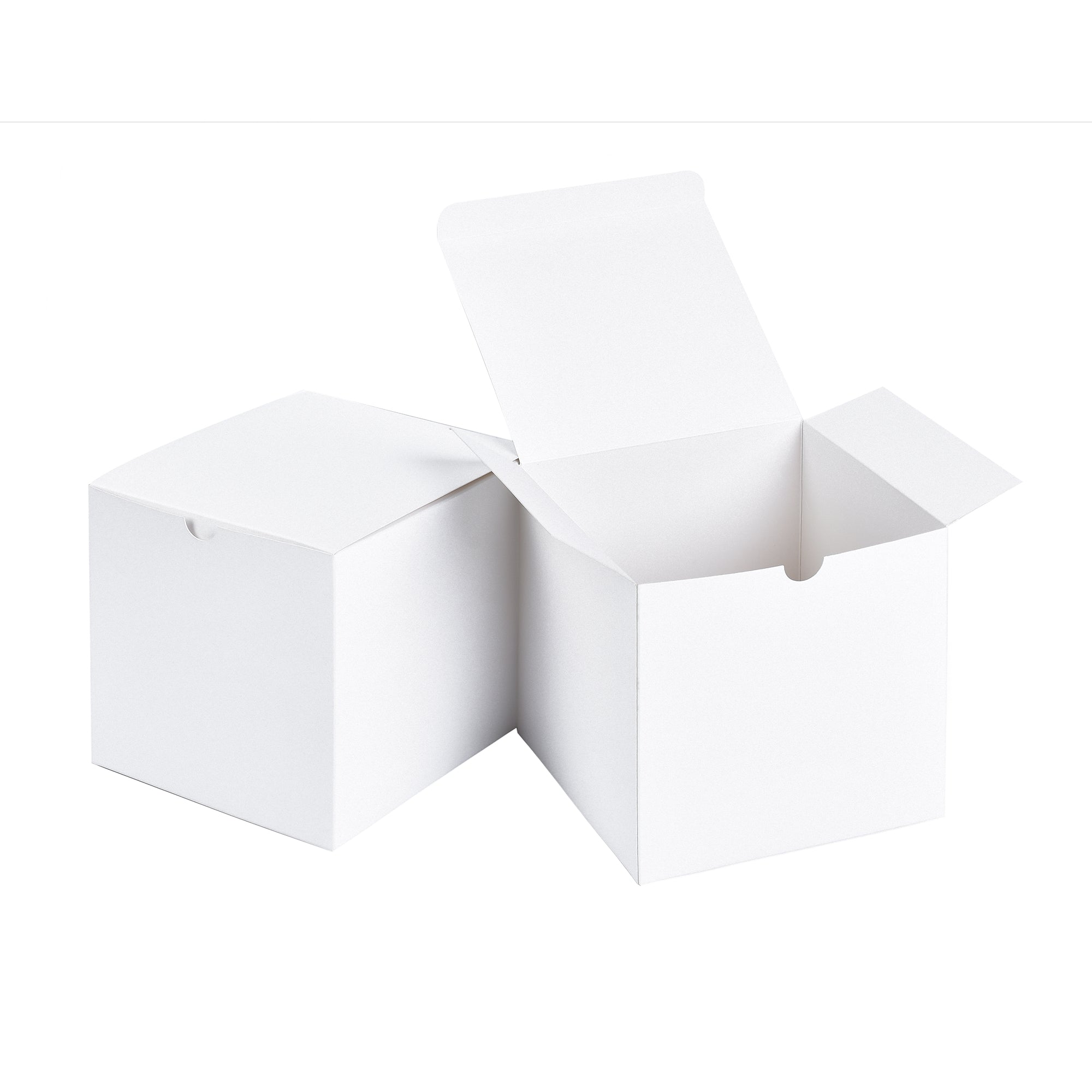 50 Pack White Gift Boxes with Lids