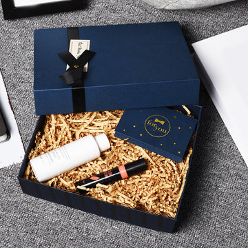 Navy Blue Gift Box with Lid